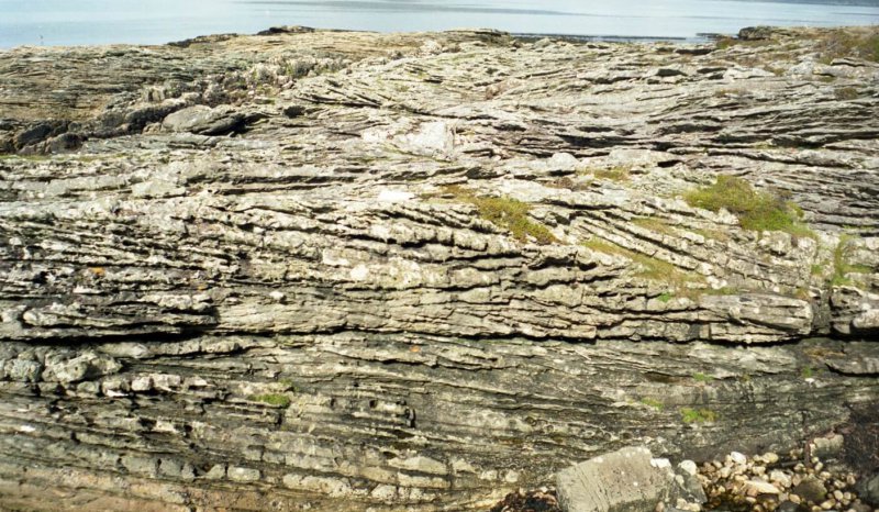 Large scale cross bedded Jurassic Sandstone, Elgol, Isle of Skye