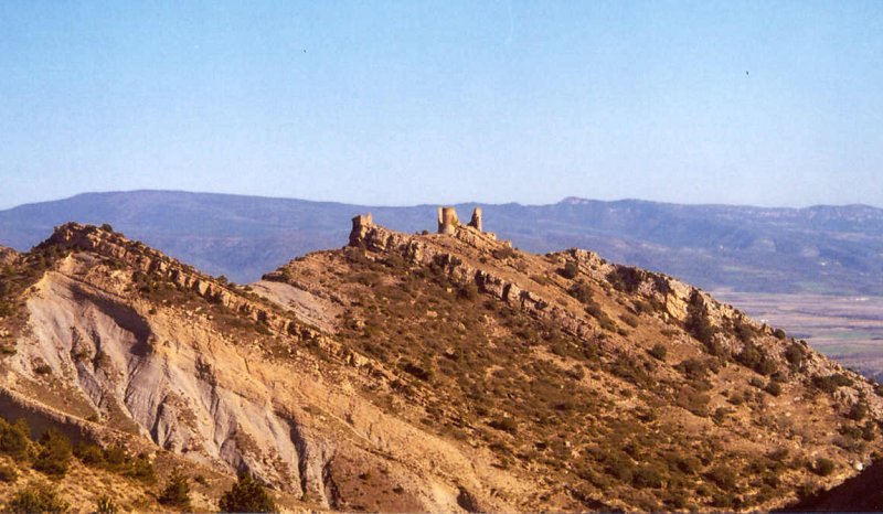 Orcau castle hill, upper Campanian to Maastrichtian succession