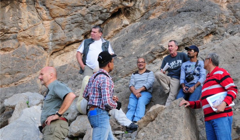 Fieldtrip to the Natih Formation, Hawasinah Window, Central Oman Mountains